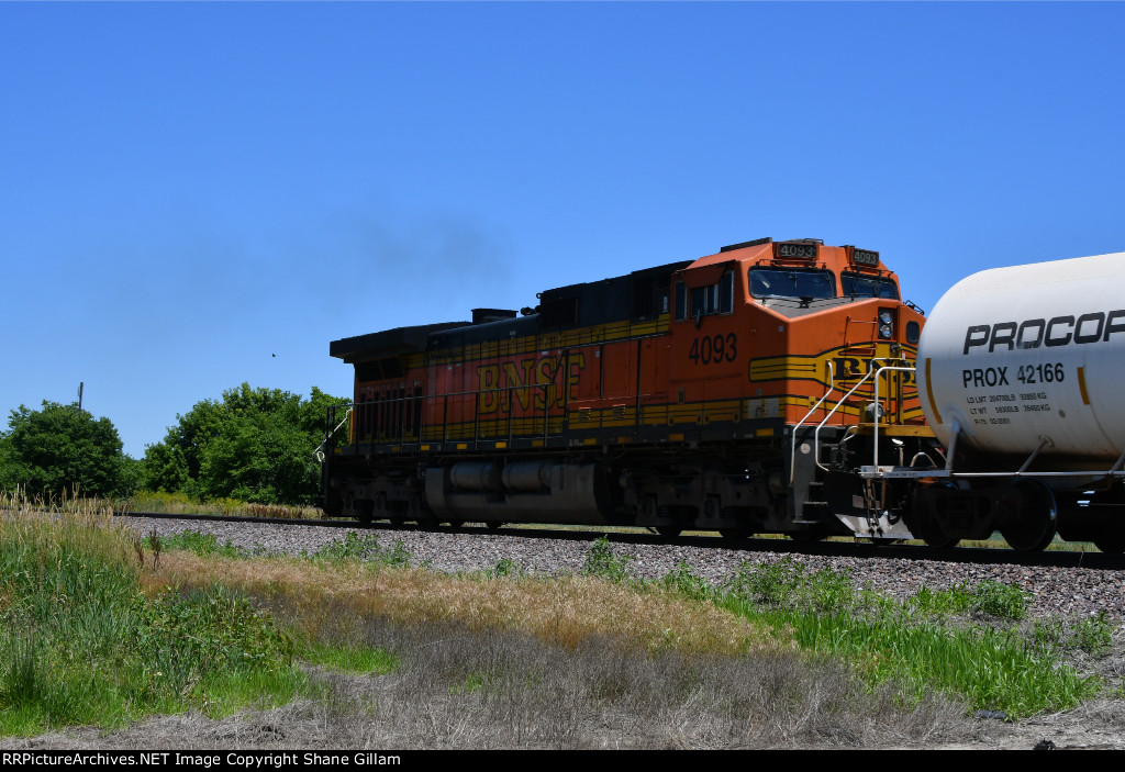 BNSF 4093 Roster shot.